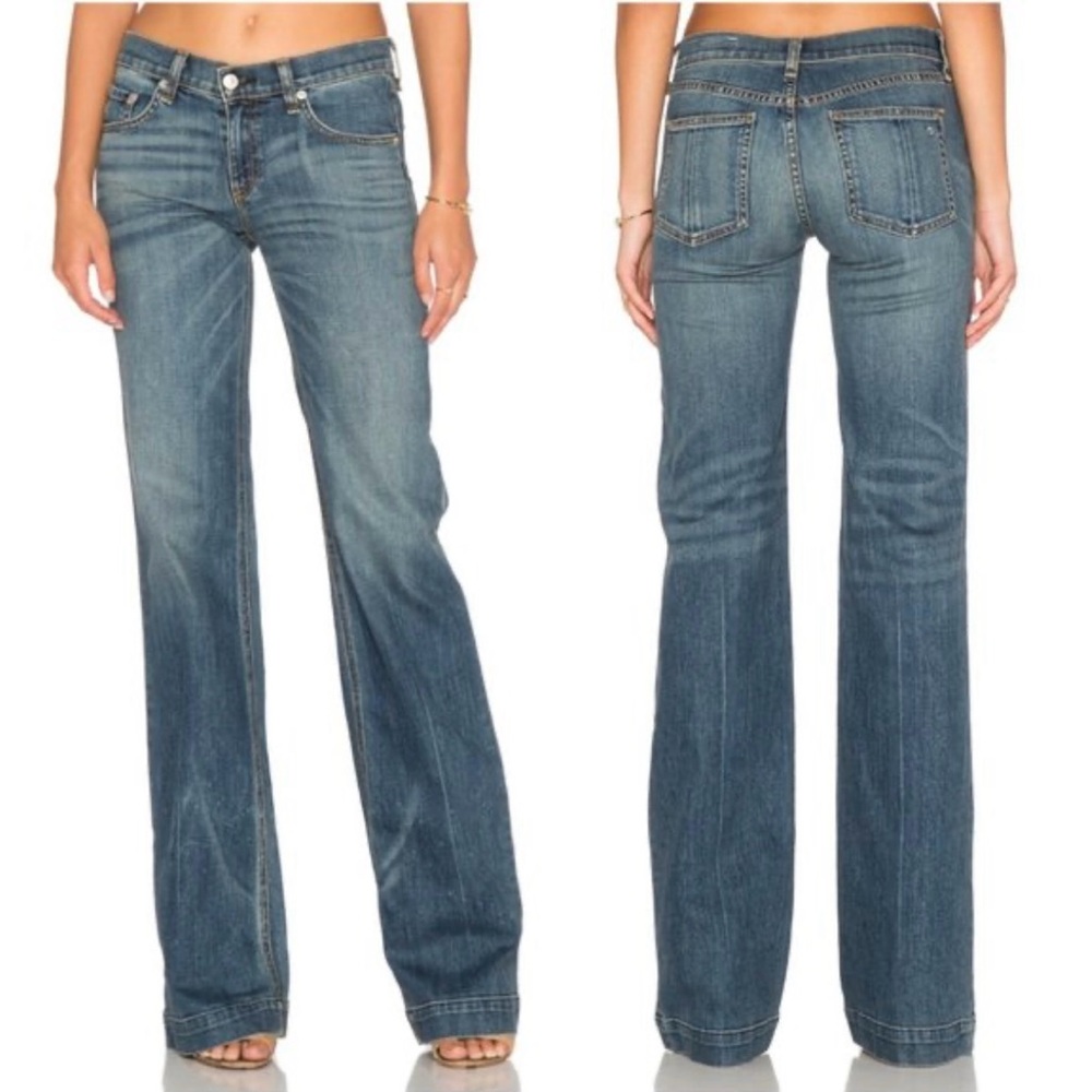 NWT Rag & Bone Wide Leg Jeans